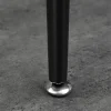 Ausziehbarer Esstisch APARTMENT 120-160cm grau Beton-Design schwarzes Metallgestell