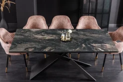 Ausziehbarer Esstisch EUPHORIA 180-220-260cm taupe Keramik made in Italy