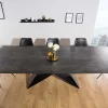 Ausziehbarer Esstisch PROMETHEUS 180-220-260cm Lava Keramik made in Italy