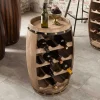 Authentisches Weinregal BODEGA 65cm natur Pinie Weinfass Shabby Chic
