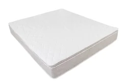 Bequeme Matratze mit Topper CLOUD FLEX 180x200cm greige Tonnentaschenfederkern 9-Zonen
