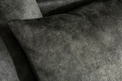 Big Sofa ELEGANCIA 285cm moosgrün Microfaser XXL Couch inkl. Kissen Federkern