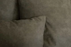 Big Sofa ELEGANCIA 285cm taupe Microfaser XXL Couch inkl. Kissen Federkern