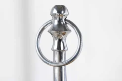 Dekorative Etagere PURE NATURE 68cm silber Mangoholz handmade drei Etagen