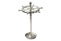 Dekorativer Schirmständer SEVEN SEAS 65cm silber Metall Regenschirmhalter