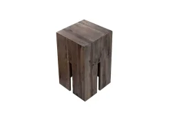 Design Beistelltisch CASTLE 45cm Treibholz Sitzhocker