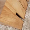 Design Beistelltisch CASTLE 45cm natur Wildeiche Massivholz geölt Sitzhocker