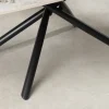 Design Couchtisch OSAKA 110cm weiß schwarz Pandora Keramik mit Sterngestell