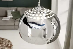 Designer Hängelampe CHROME BALL 32cm chrom Pendelleuchte Modern Design