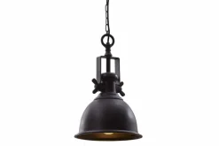 Design Hängelampe INDUSTRIAL 45cm schwarz bronze Industrial Stil
