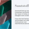Design Schaukelstuhl SCANDINAVIA SWING champagner greige Samt Schaukelsessel