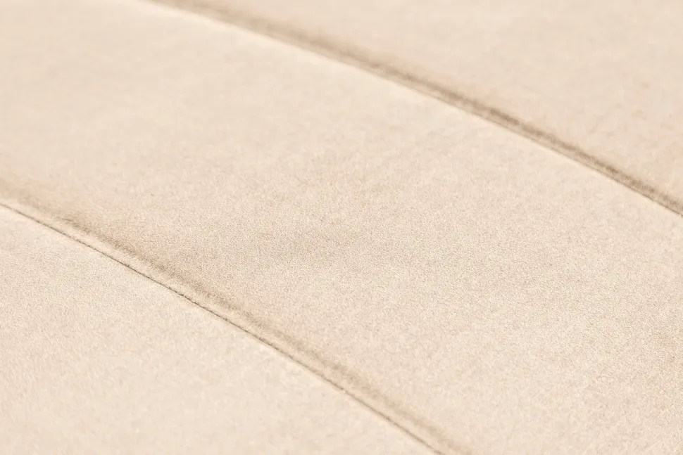 Design Schlafsofa PETIT BEAUTÉ 180cm champagner beige Samt 3-Sitzer
