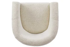 Design Sessel HEMINGWAY beige Bouclé Tweed Soft mit Armlehnen Cocktailsessel