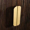 Design Sideboard GATSBY 170cm braun gold Mangoholz weiße Marmorplatte
