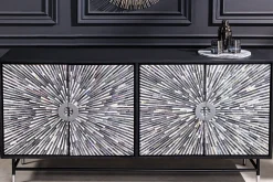 Design Sideboard HERITAGE 160cm Mosaik-Intarsien Kunsthandwerk