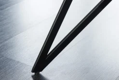 Design Sitzbank EUPHORIA 160cm senfgelb Samt Retrostil Ziersteppung Hairpin Legs Metallbeine Armlehnen
