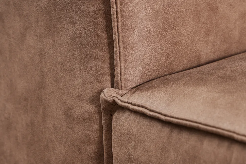 Design 3-Sitzer Sofa BOSSA NOVA 260cm antik taupe Microfaser Couch Wohnzimmer