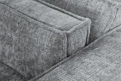 Design 3-Sitzer Sofa BOSSA NOVA 260cm grau Chenille XXL-Couch