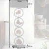 Design Stehlampe ELEMENTS 147cm schwarz Baumwollschirm Fuß mit Massivholz