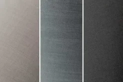 Design Stehlampe LEVELS 176cm schwarz grau mit 5 Leinenschirmen