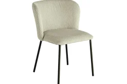 Design Stuhl LYON mint Cord schwarze Metallbeine