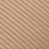 Design Stuhl LYON rosa Cord schwarze Metallbeine