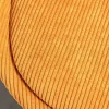 Design Stuhl SCANDINAVIA MEISTERSTÜCK senfgelb Cord schwarze Metallbeine