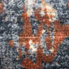 Design Teppich MODERN ART 230x160cm grau kupfer Kurzflor Indoor-Teppich