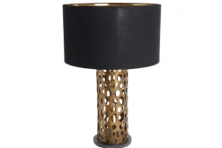 Design Tischlampe ABSTRACT LEAF kupfer antik Metall Marmorfuß handmade