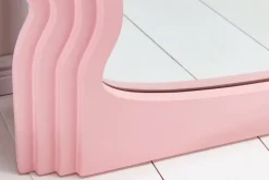 Design Wandspiegel WAVE 160cm rosa
