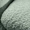 Drehbarer Design Sessel ALPINE salbei Bouclé 360° mit Armlehnen