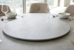 Drehbare Servierplatte SIGNATURE 60cm grau Keramik rund