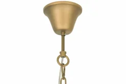 Elegante Hängeleuchte SUNLIGHT 50cm matt gold Hängelampe