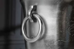 Eleganter Sektkühler CHAMPAGNE 40cm silber Flaschenkühler