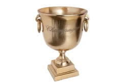 Eleganter Sektkühler CHAMPAGNE 40cm gold Flaschenkühler