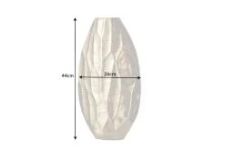 Elegante Vase ORGANIC ORIENT 44cm gold Hammerschlag Design