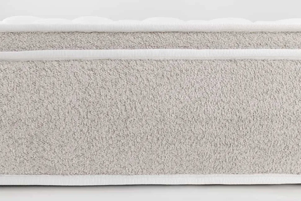 Ergonomische Boxspringmatratze CLOUD FLEX 180x200cm greige Tonnentaschenfederkern 9-Zonen