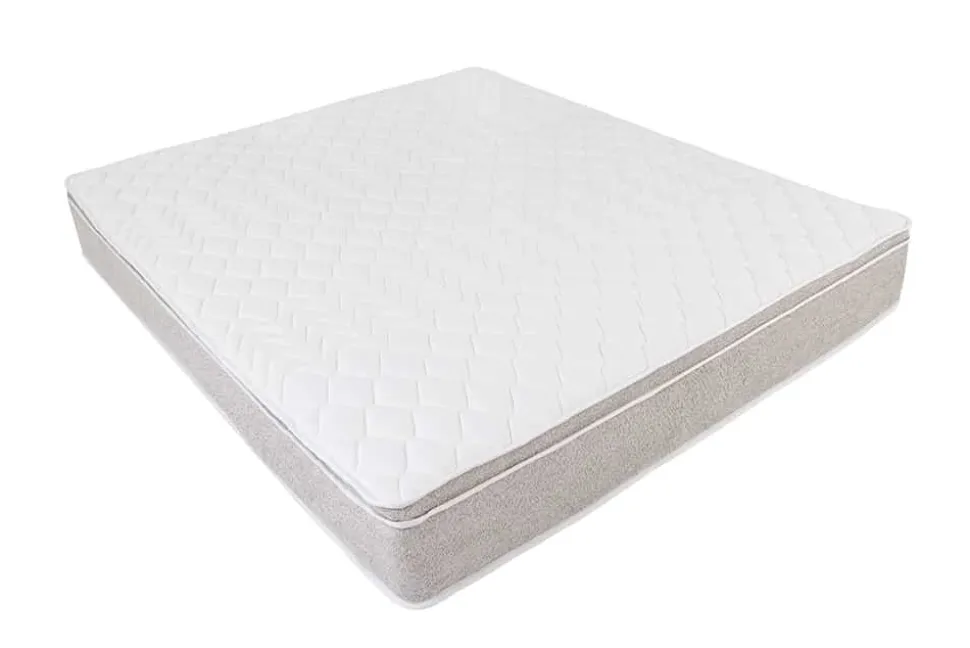 Ergonomische Boxspringmatratze CLOUD FLEX 180x200cm greige Tonnentaschenfederkern 9-Zonen