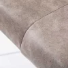 Exklusiver Design Stuhl LOFT Microfaser vintage taupe mit Armlehne