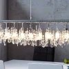 Extravagante Hängelampe DIAMONDS XL 120cm Kristall Lampe mit 9 Leuchten