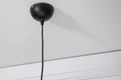 Filigrane Hängelampe COCOONING XL 60cm schwarz Kugelleuchte