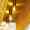 Glamouröse Hängelampe ROYAL 80cm messing gold Metall Ketten-Design Hängeleuchte