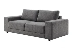 Großes Sofa LOFT 210cm grau Vogue Velours Samt 3-Sitzer Couch Taschenfederkern