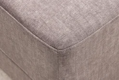 Großes Sofa LOFT 210cm taupe Vogue Velours Samt 3-Sitzer Couch Taschenfederkern