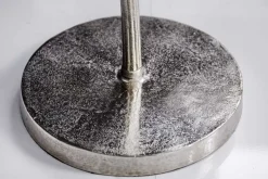 Handgearbeiteter Beistelltisch ABSTRACT LEAF 40cm silber