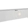 Handgearbeitetes TV-Lowboard GOLDEN SUNSET 180cm schwarz mit 3D Schnitzereien gold Mangoholz massiv Metallfüße