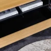 Hängendes TV-Board LOFT 150cm natur schwarz fünf Fächer mit Schublade