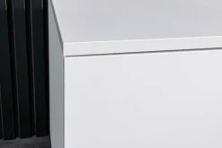 Hängendes TV-Board LOFT 160cm weiß natur drei Fächer mit Schublade