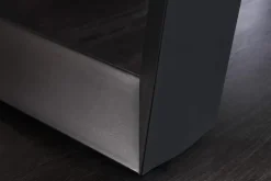 Imposanter Esstisch ZEUS 210cm natur Eiche schwarz mit U-Gestell Metall