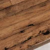 Industrial Bank GOLIATH 180cm natur Pinienholz X-Gestell schwarz Metall